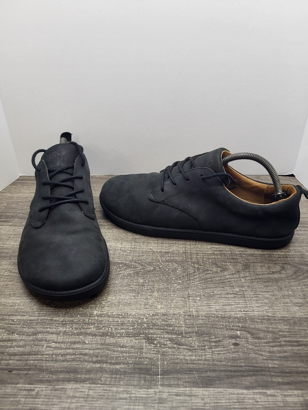Xero Shoes Glenn Leather Barefoot Dress Casual Shoe Black Men's Size 10